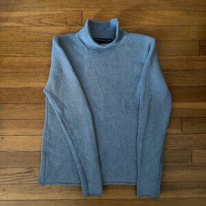 Ralph Lauren Sport Blue Mock Neck Sweater